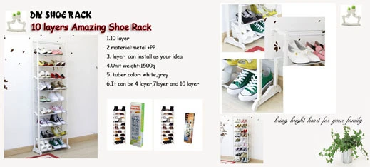 Wholesale Portable Adjustable Amazing 10 Tier Cheap Shoe Rack