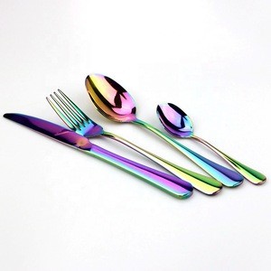 Wholesale quality flatware kitchen cutlery sets with gift box