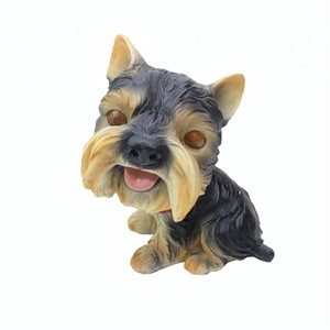 Wholesale Resin Animal Figurines Toys Funny Dog Statue