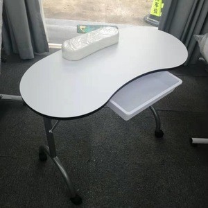 wholesale salon furniture folding nail table,portable manicure desk/table with collected fan