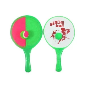 Wholesale selling outdoor plastic beach racket sticky table tennis ball kids toys