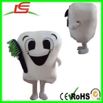 wholesale solid tooth cartoon reality custom clothing costumes adult mascot