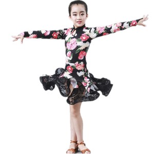 wholesale Stage Latin and Ballet Costumes Girls&#39; Dance Dress Performance Wear Training+Dancewear