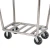Import Wholesale stainless steel hotel hospital housekeeping laundry cart trolley linen cart from China
