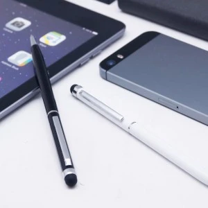 Wholesale stationery stylus pen for smart board metal ball pen with touch function