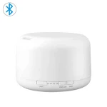 wholesale top quality essential oil hotel 500ml white ABS+PP cylinder Bluetooth remote aroma humidifier diffuser