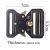 Import Wholesale zinc alloy tactical black buckle with low price from China