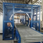 Window and door al horizontal wrapping machine