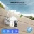 Wireless PTZ IP Dome Camera Full Color Ai Humanoid Detection Home Security Camera Wholesale