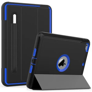 With Pencil Holder, Premium Shockproof Case WIth Soft PU Back Cover And Auto Sleep/Wake Function For Apple pro 11
