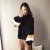 Import women pullover knitted turtle neck long sleeve sweaters fashion loose casual sweater from China