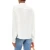 Women Solid Long Sleeve High Neck Button Up Crepe Shirt Blouse