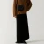 Import Womens clothing 2023 womens long skirt cashmere knit womens skirts vintage soft causal High-waisted A-line skirt winter from China