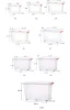 Wonderful Household Plastic Transparent Clothing Toy Snacks Quilt Sundries Super Large Storage Organizers Box Bins With Wheels