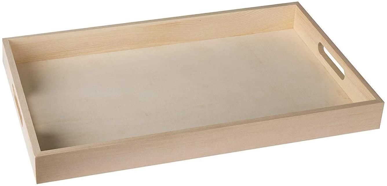 wood serving tray wholesale low price