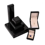 Wooden jewelry box wood lacquer custom special design gift box include pedant, earring, ring, bracelet box