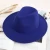 Import Woolen Wide Brim Felt Cap Gentleman Europe Formal hat black Floppy Jazz wide brim fedora hat chevalier hat from China