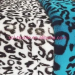 XClnew clothing fabric leopaerd print leopard dot lepoard ring artificial rabbit wool