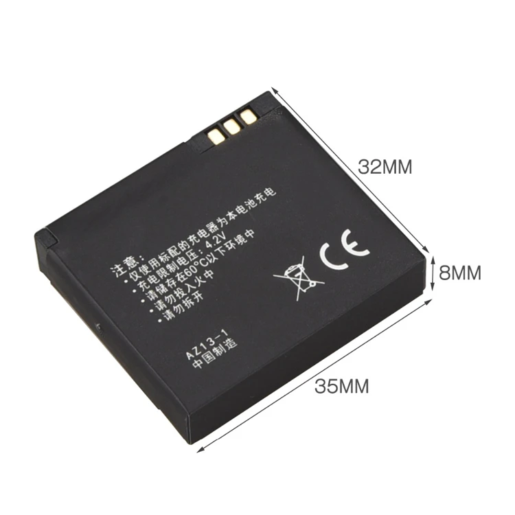 Xiaomi Yi 4K Accessories 1010mAh 3.7V 3.74 Wh Li-ion Battery