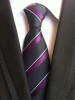 YFT13-3 Fashion woven strip mens necktie stock neckwear