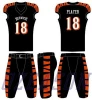 youth american football uniforms tackle twill,colorful purple american football wear