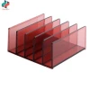 ZNS00003 Clear Plastic Desktop Table Office Use 5 Tiers File Sorter Mail Document Book Organizer Letter Holder