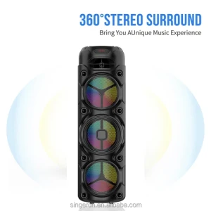 ZQS8308 Active 8 inch Woofer Rechargeable Audionic Speaker Woofer Portable Tws Wireless Party Speakers With Microphone
