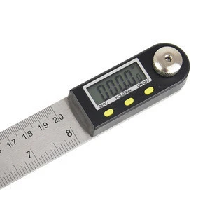 0-500mm Stainless Steel Digital Meter  Digital angle ruler 360 Degree Bevel Protractor Angle Measuring Ruler Steel Ruler