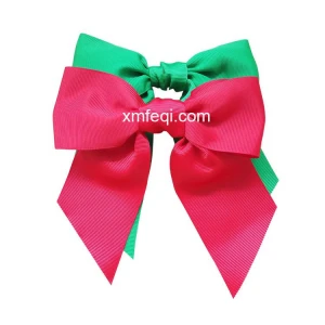 Big twist ribbon bows red and green for Xms tree
