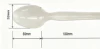Disposable White Plastic Spoon – PP Food Grade Spoon