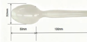 Disposable White Plastic Spoon – PP Food Grade Spoon
