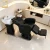 Import Electric Reclining Shampoo Chair Set With Ceramic Basin Stainless Steel Platform Hair Salon Hair Washing Station from China