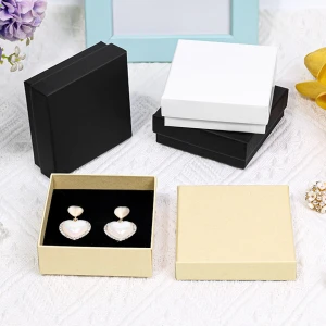 Customized Paper Box Jewelry Packaging for Necklace Ring Bracelet Earring
