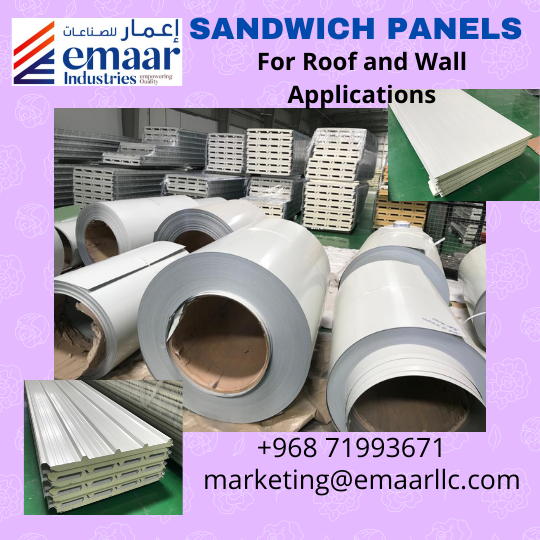 Buy Sandwich Panels For Roof And Walls from emaar industries llc., Oman
