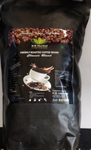 Arabica Roasted Coffee Beans, For Office, Grade: AAA