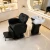 Import Electric Reclining Shampoo Chair Set With Ceramic Basin Stainless Steel Platform Hair Salon Hair Washing Station from China