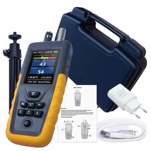 Portable pm2.5 air monitor air quality monitor pm 0.3 air particle counter For Filter seal inspection DEYI TC-8100