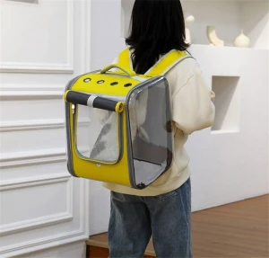 Transparent pet backpack cat bag Cat Backpack Carrier Space Capsule Pet Carrier