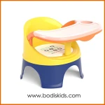 Whistle Sound Baby Plastic Chair with Dinner Plate