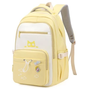 Waterproof school Preppy style laptop backpack for female girl and women usuage