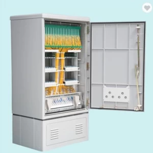 FTTX 144 Cross Stainless Steel Connecting Cabinet Free from jumper cable transfer box(Landind type)