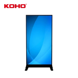 New 75 Inch Restaurant Lcd Advertising Display Floor Stand Digital Signage