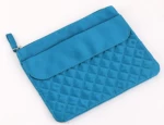 Quilted flat wash bags