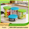 3-in-1 Silicone Bowl Covers – Stretchable Reusable Lid – BPA Free Food Saver for Cups Bowls & Cans