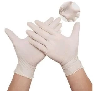 Factory Wholesale Disposable Syringe Latex Gloves Cheap Powdered Latex Gloves Price, Vinyl/ Nitrile /Latex/PE Gloves, Powder Free Latex Examination Glove