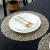 Import WANTU JH8003 GOLD Vinyl Placemat from China