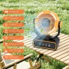 New Model Rechargeable Camping Fan 20000mAh Auto Oscillating Remote Control Household Fan