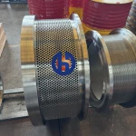 Stainless steel X46Cr13 animal feed pellet machine parts CPM ring die