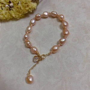 Pink Freshwater Pearl Bracelets