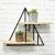 Import 2 Tier Wall Decor Shelf Metal Wooden Rustic Decorative Hanging Floating Shelves from China